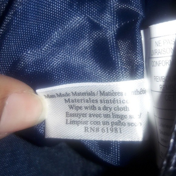 Exotic Trim Navy Blue Avon NWOT - Picture 8 of 8